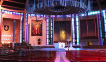 Inside the Metropolitan Cathedral - Art Group visit to Liverpool